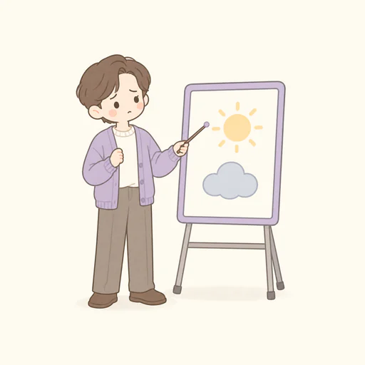 조마조마 기상캐스터 캐릭터